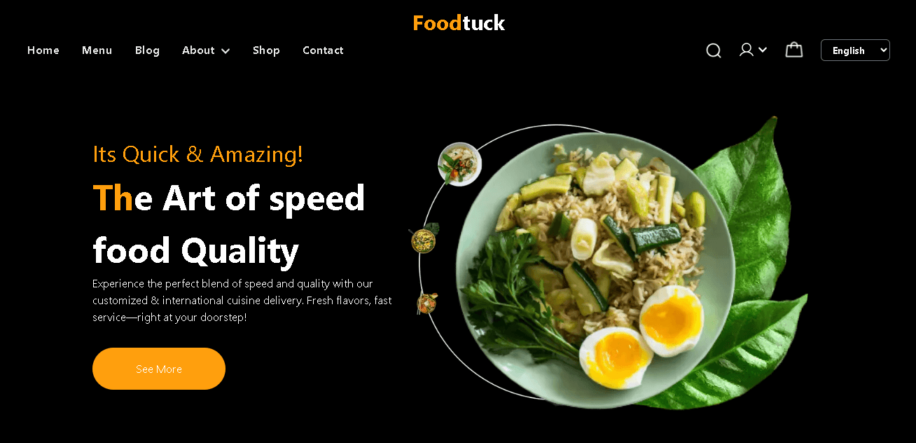 Restaurant Ecommerce Website