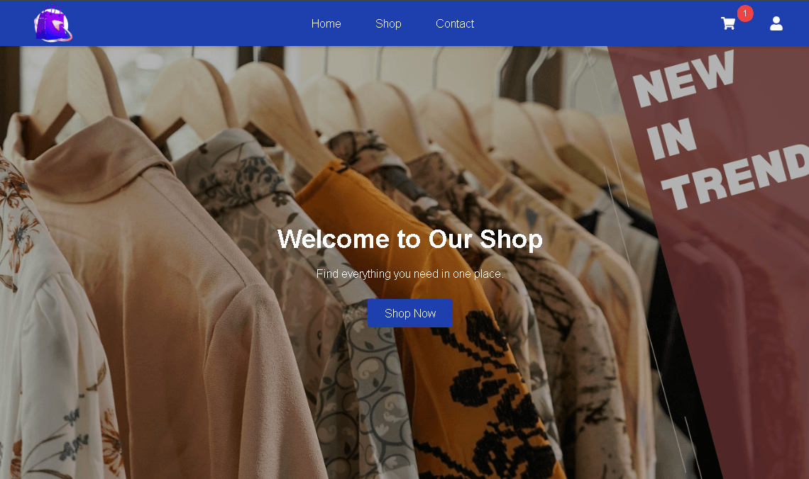 Dynamic E-commerce Website