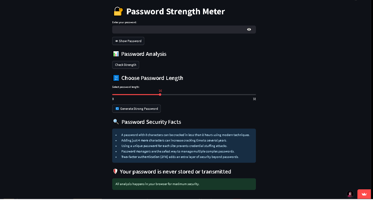 Password Strength Meter